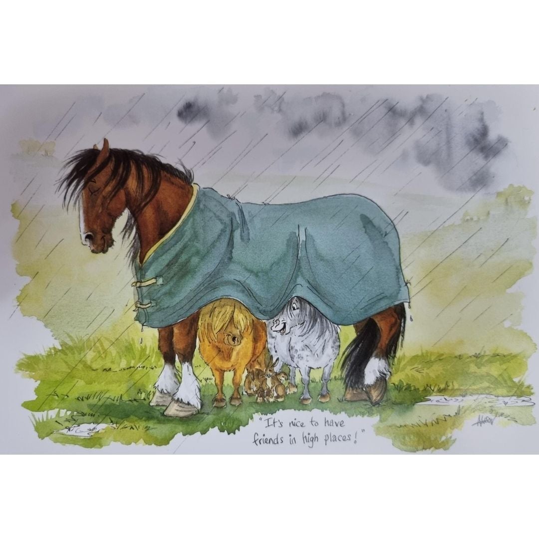ALISONS ANTICS HORSE GIFT CARD