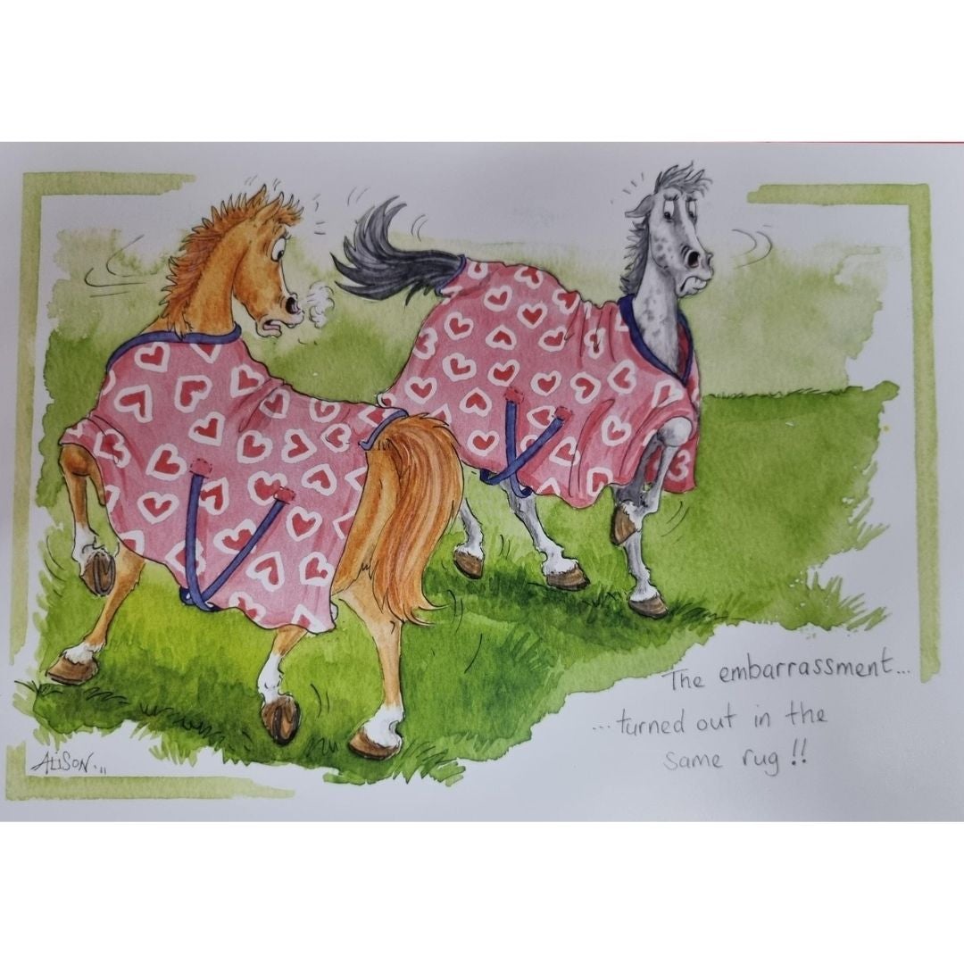 ALISONS ANTICS HORSE GIFT CARD