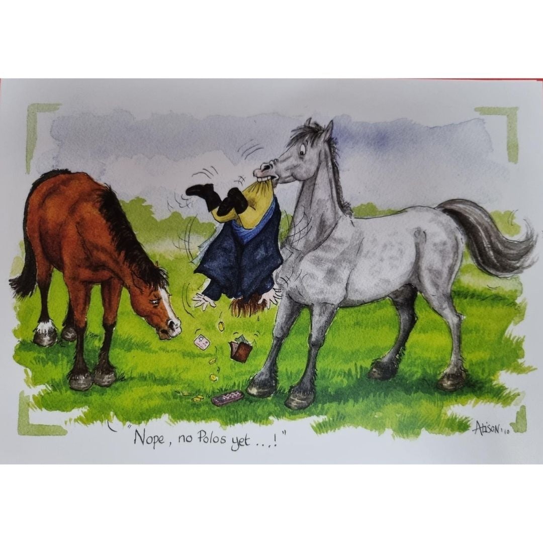 ALISONS ANTICS HORSE GIFT CARD