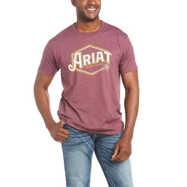 ARIAT MENS TRADITIONAL TEE-Ranges Country