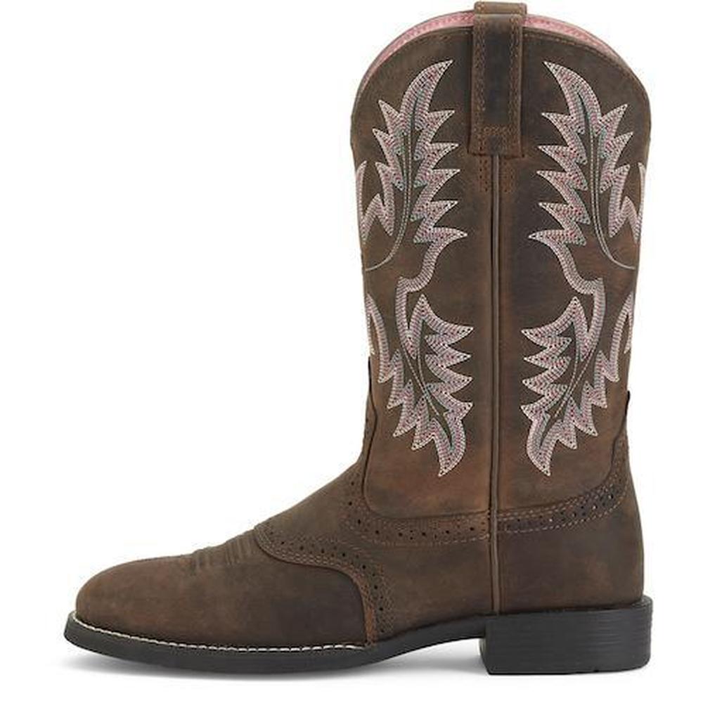ARIAT WOMENS HERITAGE STOCKMAN BOOTS