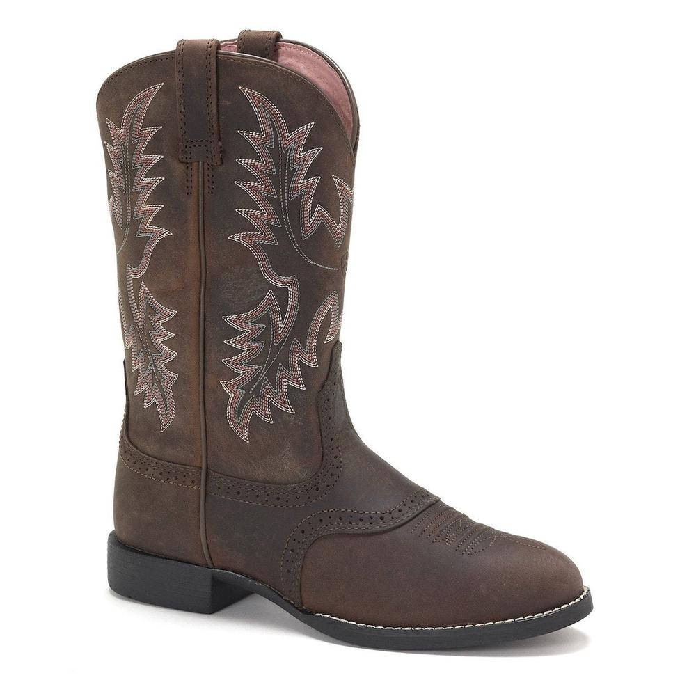 ARIAT WOMENS HERITAGE STOCKMAN BOOTS-Ranges Country
