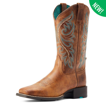 ARIAT WOMENS ROUND UP BACK ZIP BOOTS-Ranges Country