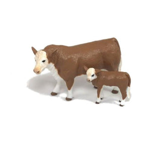 BIG COUNTRY TOYS HEREFORD COW & CALF-Ranges Country