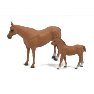 BIG COUNTRY TOYS QUARTER HORSE MARE & FOAL-Ranges Country
