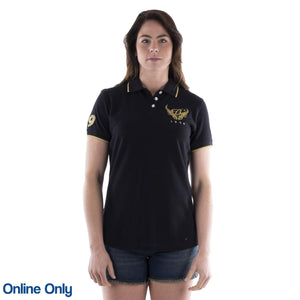 BULLZYE WOMENS WINGS POLO-Ranges Country