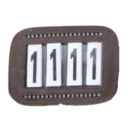 CHAMPION DOUBLE ROW DIAMONTE SADDLE PAD NUMBER HOLDER