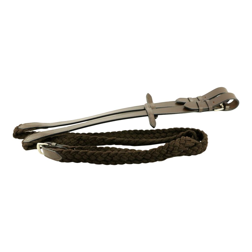 EUREKA COTTON PLAITED REINS-Ranges Country
