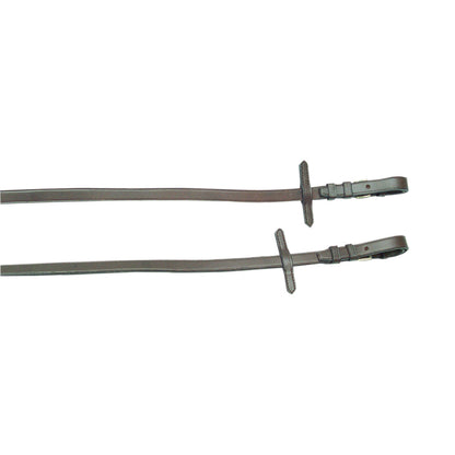 EUREKA PLAIN LEATHER REINS 5/8in-Ranges Country