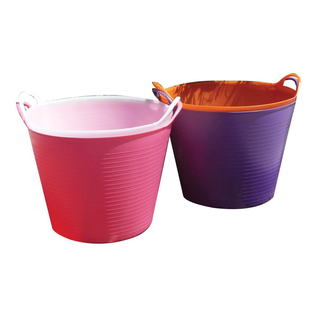 FLEXIBLE COLOURED TUB 25LT-Ranges Country