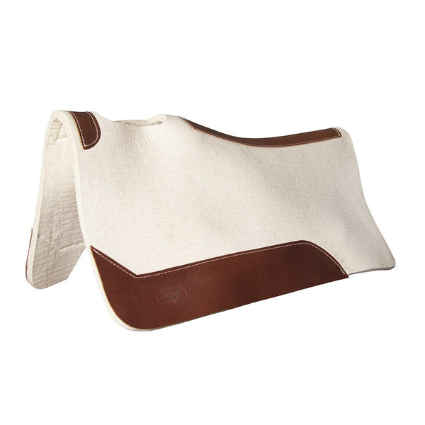 FORT WORTH CONTOURED 1/2in SADDLE PAD-Ranges Country