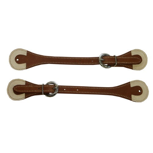 FORT WORTH RAWHIDE END SPUR STRAPS-Ranges Country