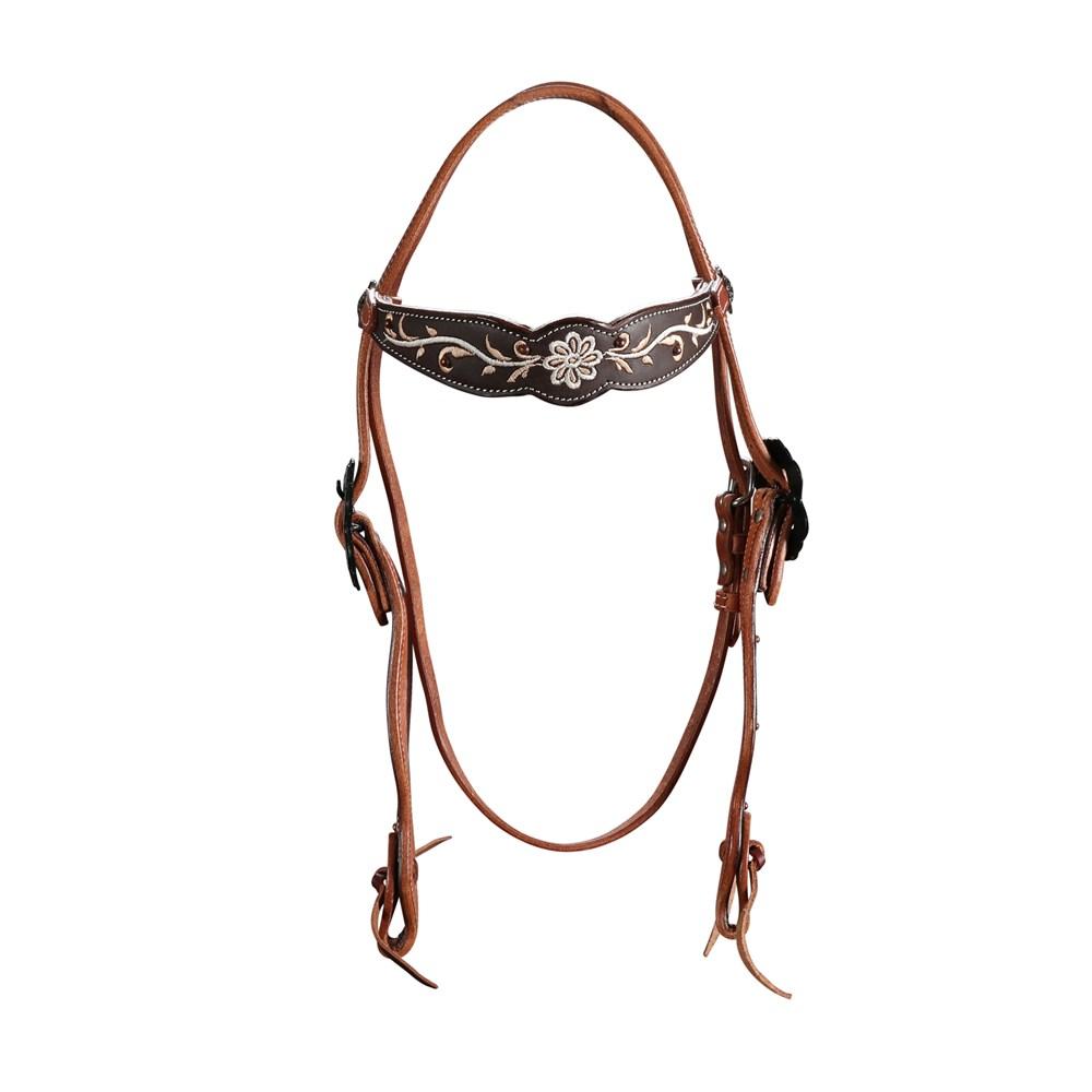 FORT WORTH RUSTIC BEAUTY BRIDLE-Ranges Country