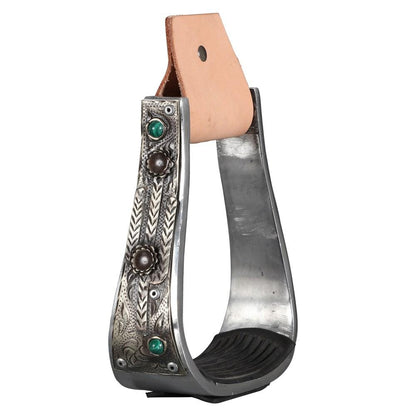 FORT WORTH SILVER ANTIQUED OXBOWS