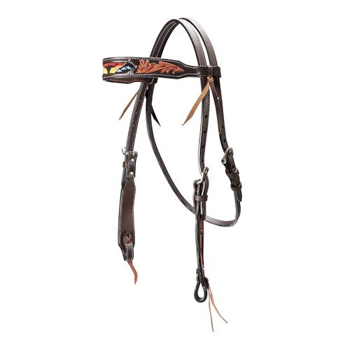 FORT WORTH SUNSET STEER HEAD BRIDLE