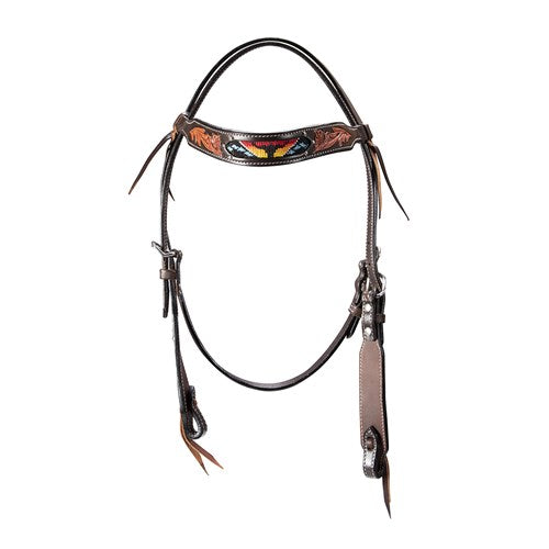 FORT WORTH SUNSET STEER HEAD BRIDLE-Ranges Country