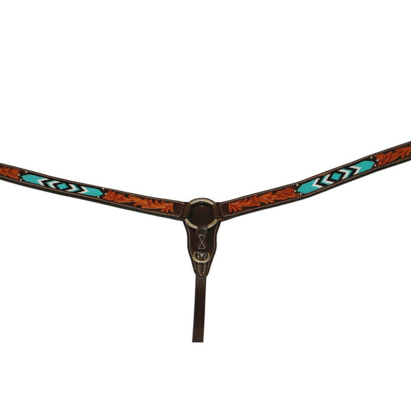 FORT WORTH TURQUOISE BEADED BREASTPLATE