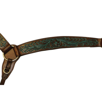 FORT WORTH TURQUOISE FLOWER BREASTCOLLAR