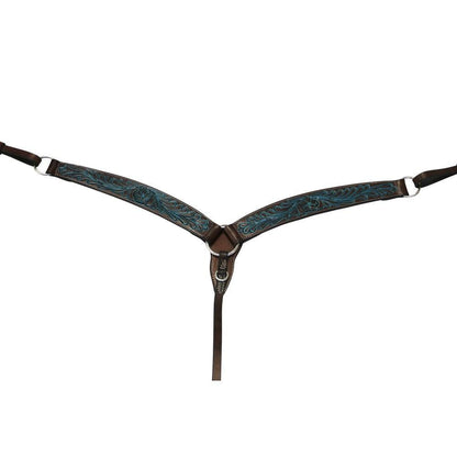 FORT WORTH TURQUOISE FLOWER BREASTCOLLAR-Ranges Country