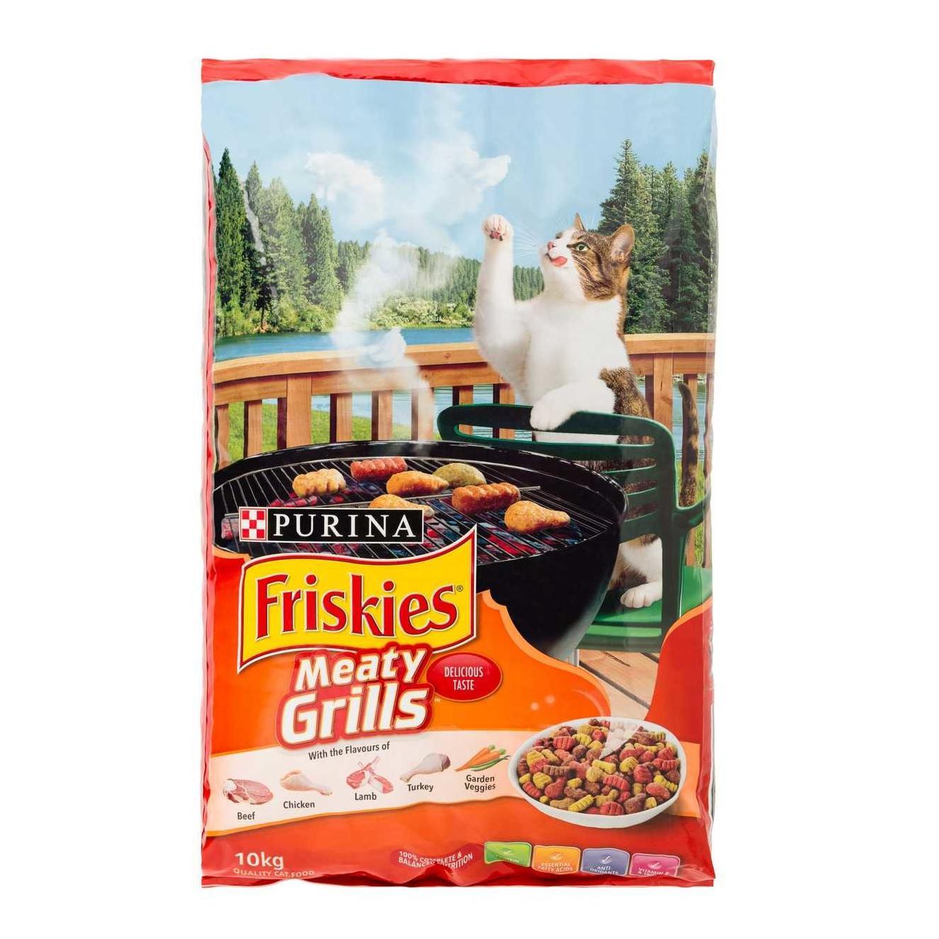 FRISKIES CAT MEATY GRILLS 10KG-Ranges Country
