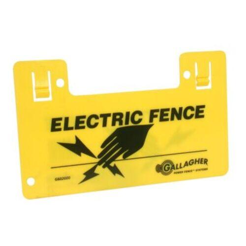 GALLAGHER ELECTRIC FENCE WARNING SIGN-Ranges Country