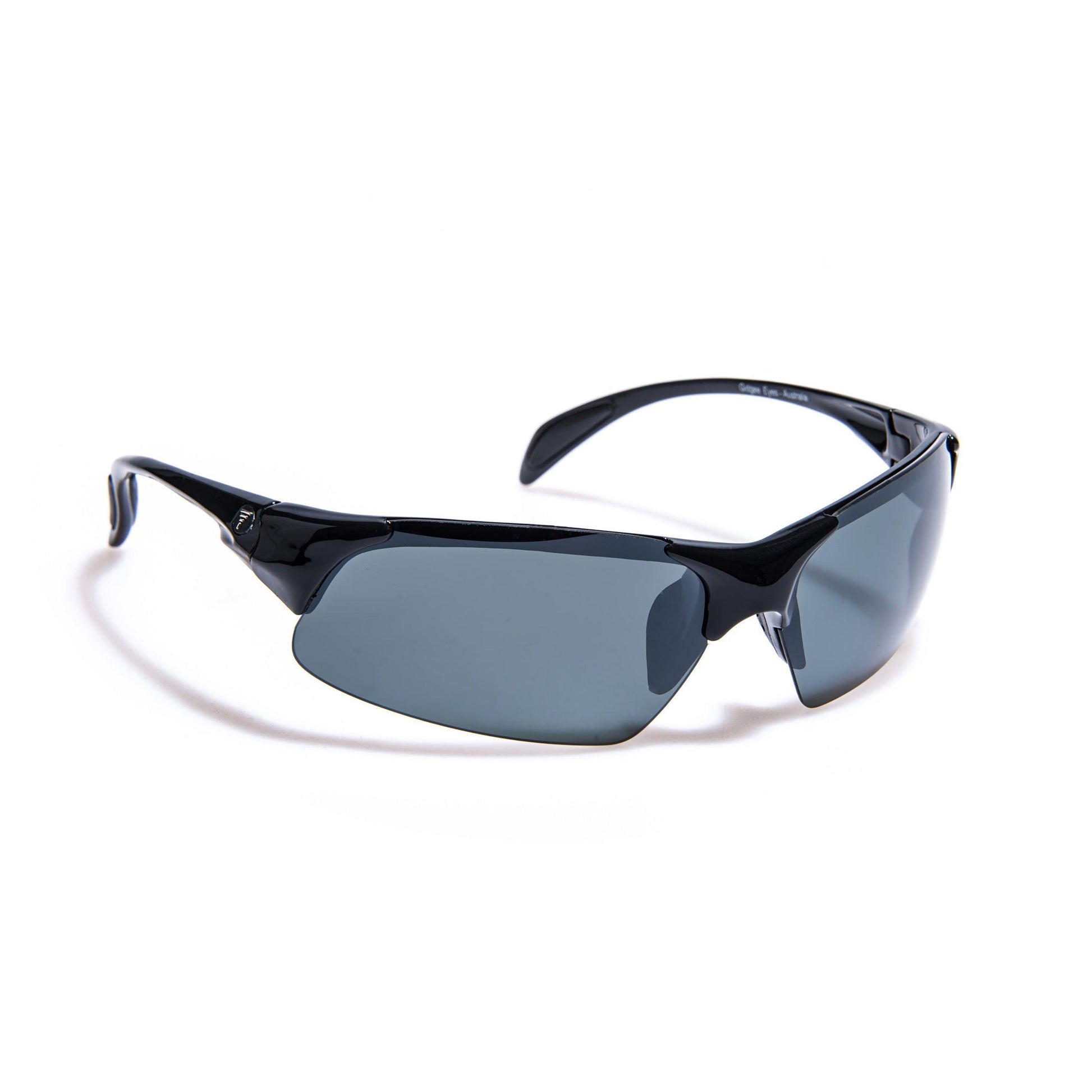GIDGEE CLEANCUT MATT BLACK/BLUE SUNGLASSES-Ranges Country