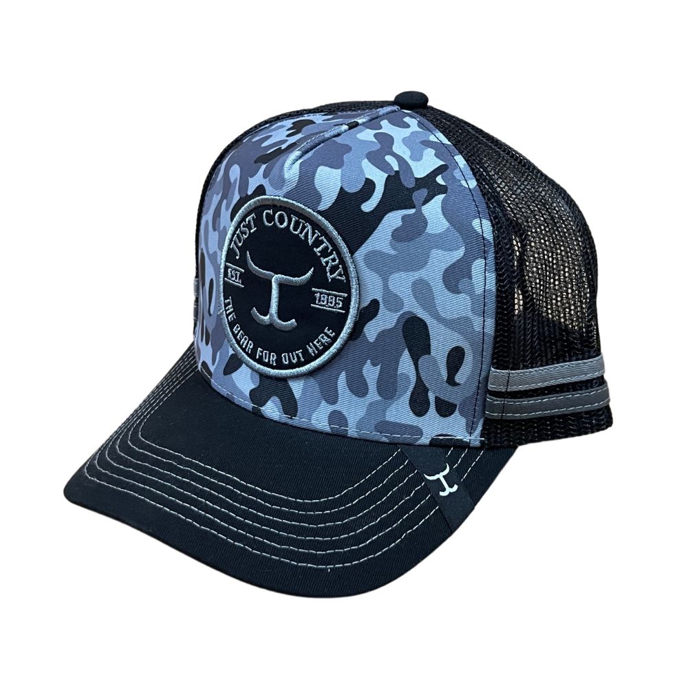 JUST COUNTRY CAMO TRUCKERS CAP-Ranges Country