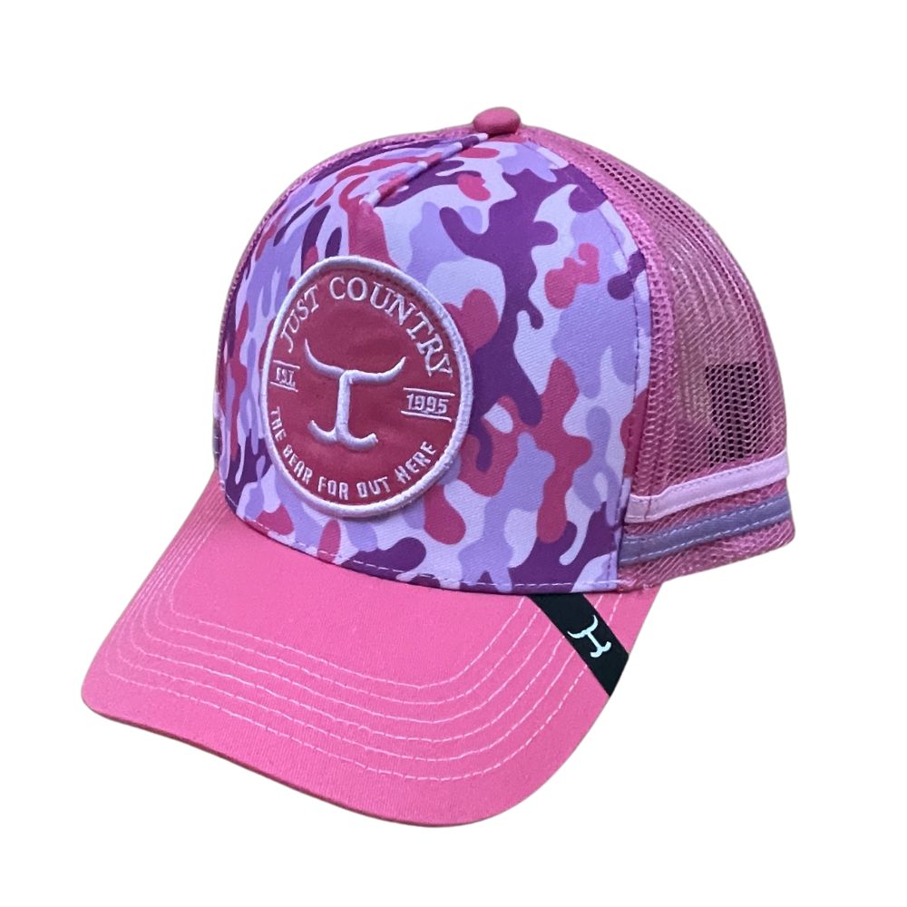 JUST COUNTRY CAMO TRUCKERS CAP-Ranges Country