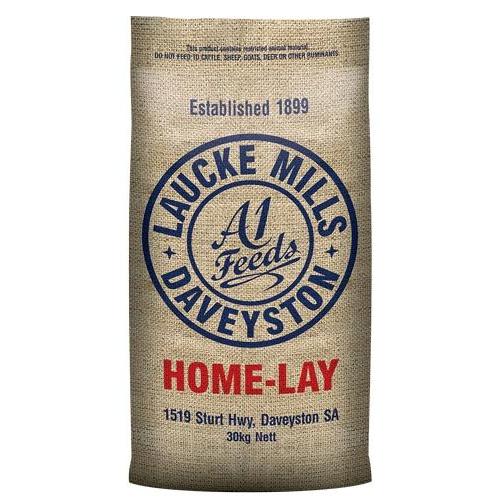 LAUCKE HOME LAY PELLETS 30KG-Ranges Country