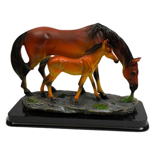 MARE & FOAL FIGURINE-Ranges Country