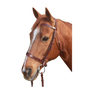 MCALISTER FLAT CAVESSON BRIDLE-Ranges Country