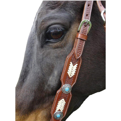 NAVAHO COMMANCHE BRIDLE & BREASTPLATE SET