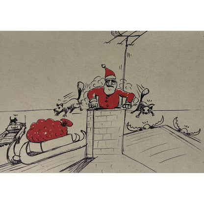 OUTBACK ANTICS CHRISTMAS CARD