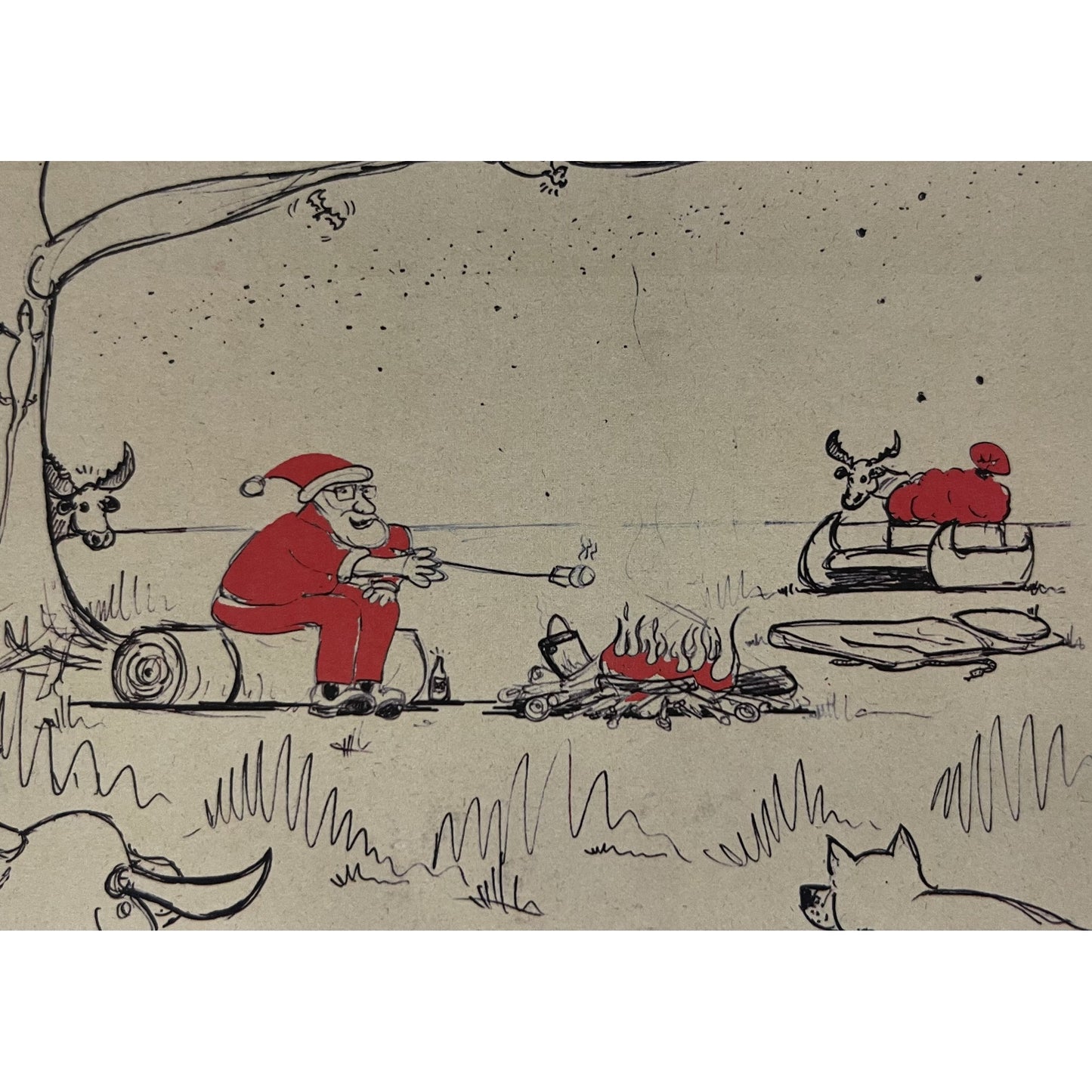 OUTBACK ANTICS CHRISTMAS CARD