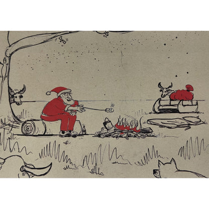OUTBACK ANTICS CHRISTMAS CARD