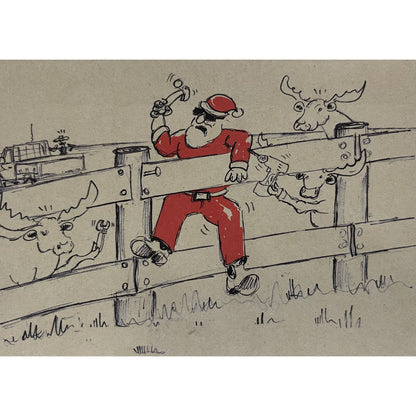OUTBACK ANTICS CHRISTMAS CARD