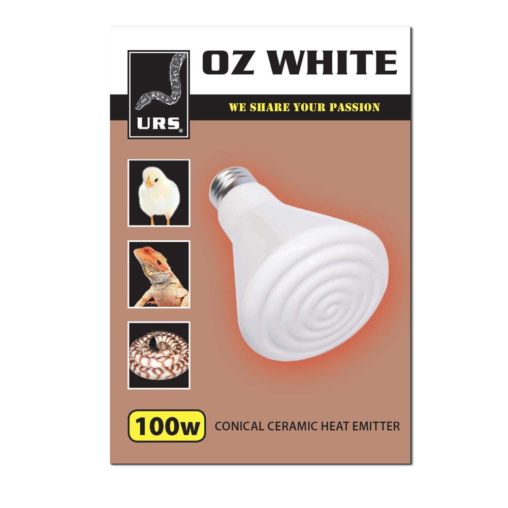 IPETZ OZ WHITE CERAMIC GLOBE 100w-Ranges Country