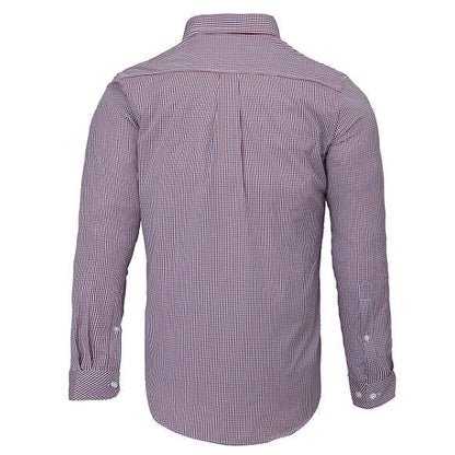 PILBARA MENS DOUBLE POCKET CHECK SHIRT
