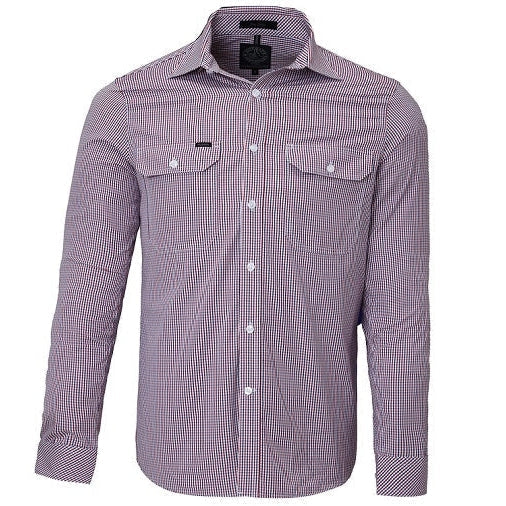 RITEMATE MENS PILBARA DOUBLE POCKET SHIRT-Ranges Country