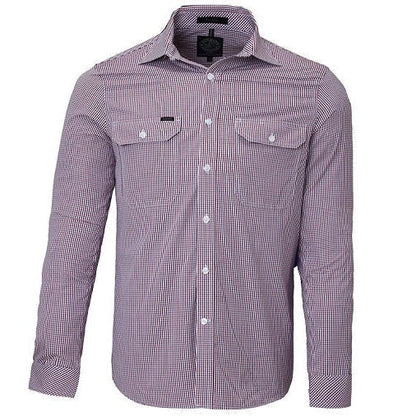 RITEMATE MENS PILBARA DOUBLE POCKET SHIRT-Ranges Country