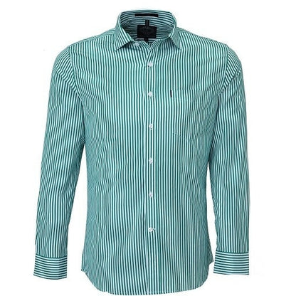PILBARA MENS SINGLE POCKET STRIPE SHIRT-Ranges Country