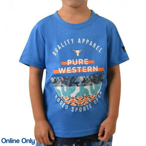 PURE WESTERN BOYS KNIGHT TEE-Ranges Country