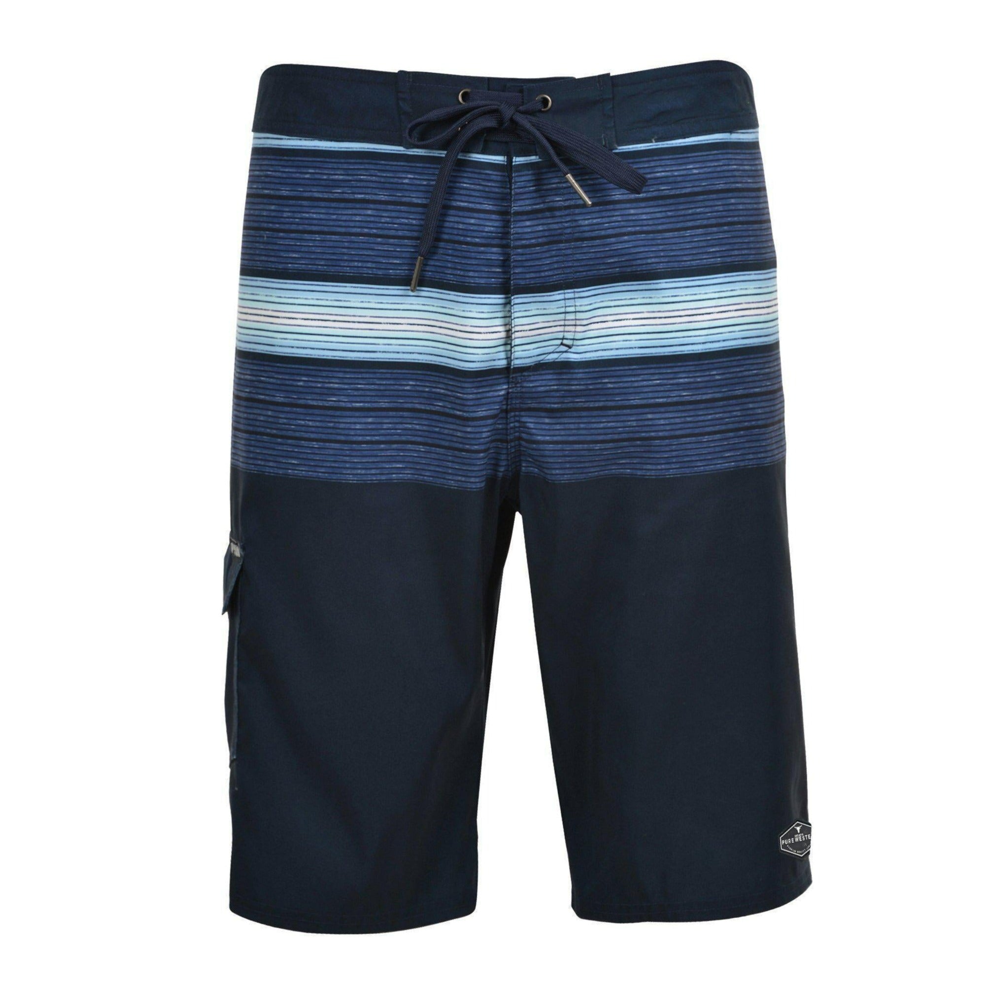 PURE WESTERN MENS JOHNSTON BOARDSHORTS-Ranges Country