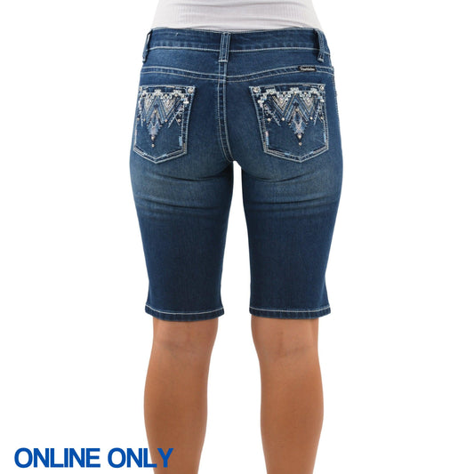 PURE WESTERN WOMENS ASHANTI SHORTS-Ranges Country