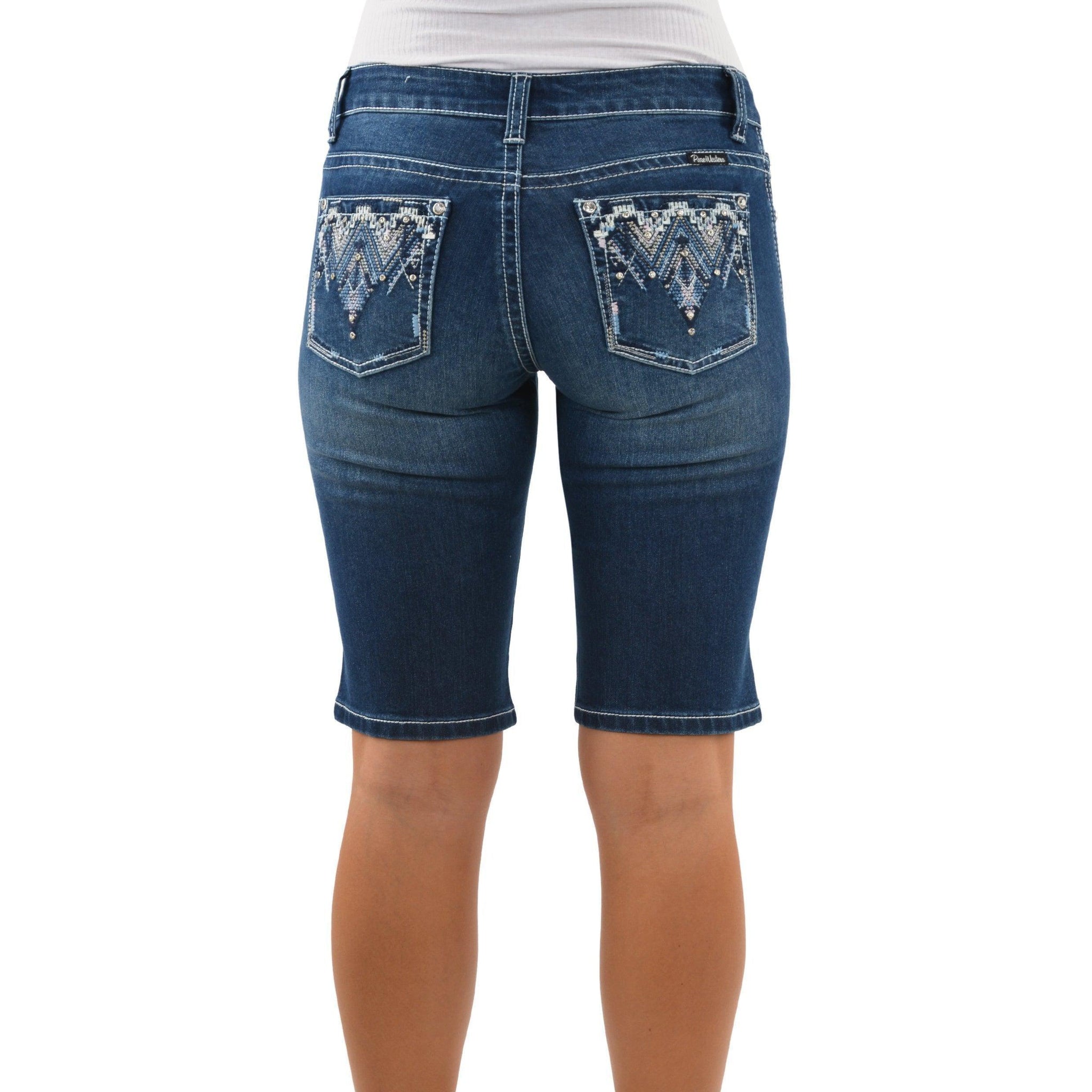 PURE WESTERN WOMENS ASHANTI SHORTS-Ranges Country