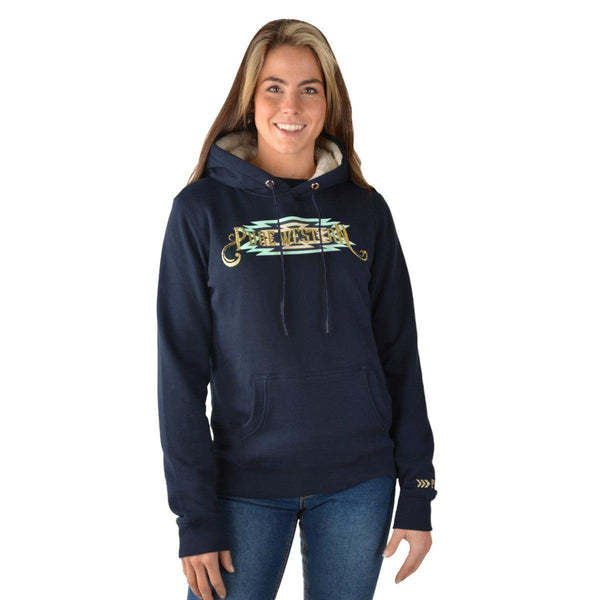 PURE WESTERN WOMENS CATHERINE HOODY-Ranges Country