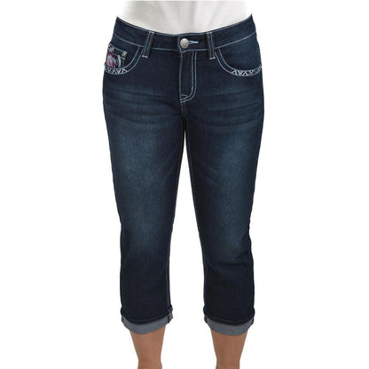 PURE WESTERN WOMENS LEAH CAPRI-Ranges Country