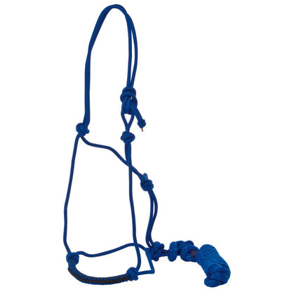 RANCHER KNOTTED ROPE HALTER WITH LEAD