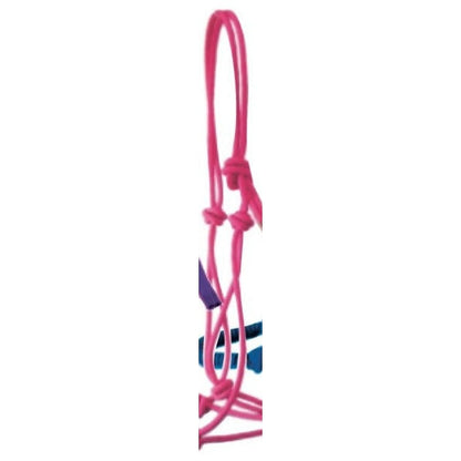 RANCHER KNOTTED ROPE HALTER WITH LEAD