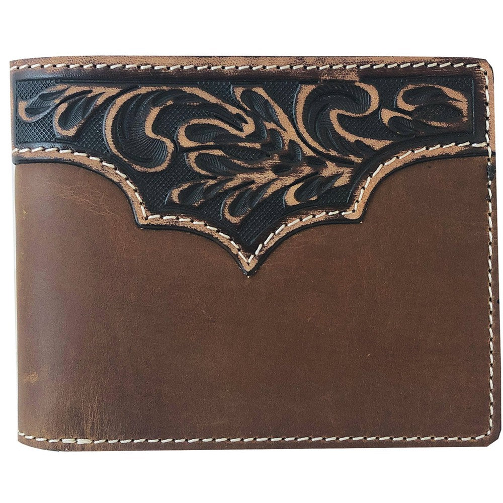 ROPER BI-FOLD TOOLED YOKE WALLET-Ranges Country